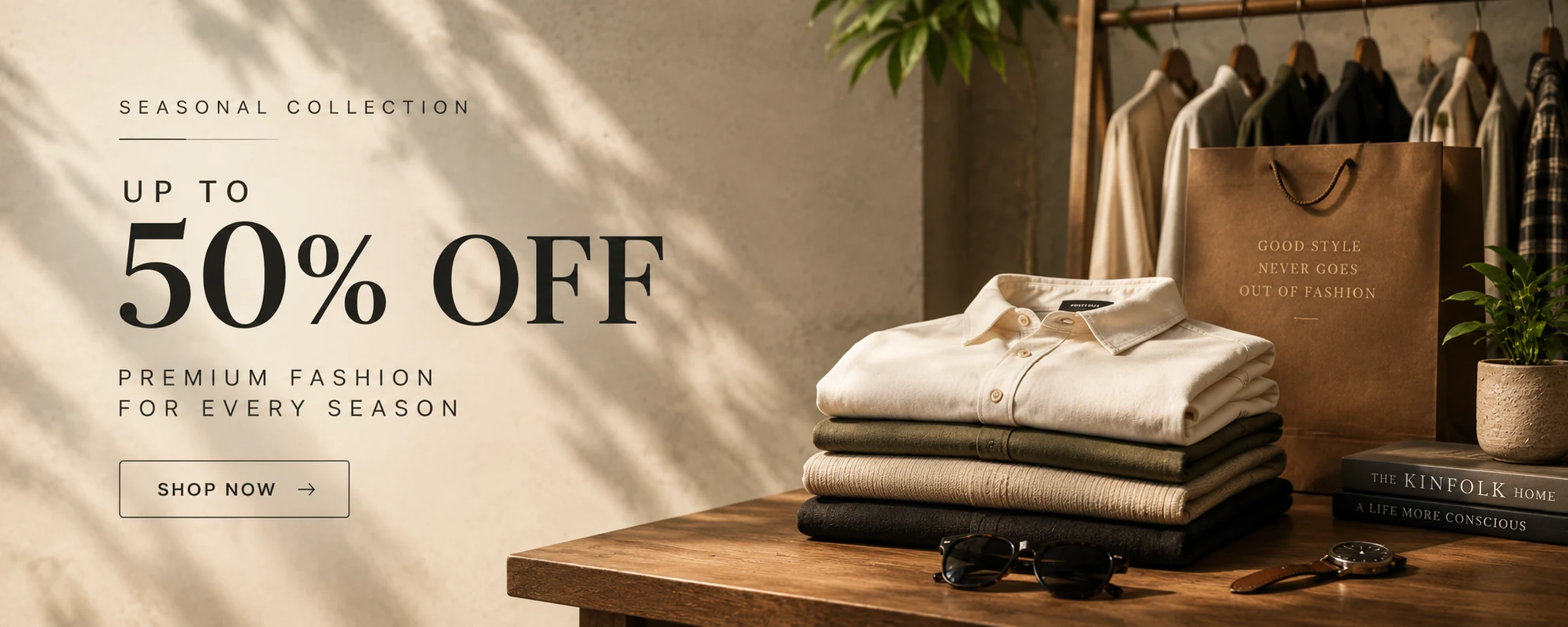 Fashion collection banner