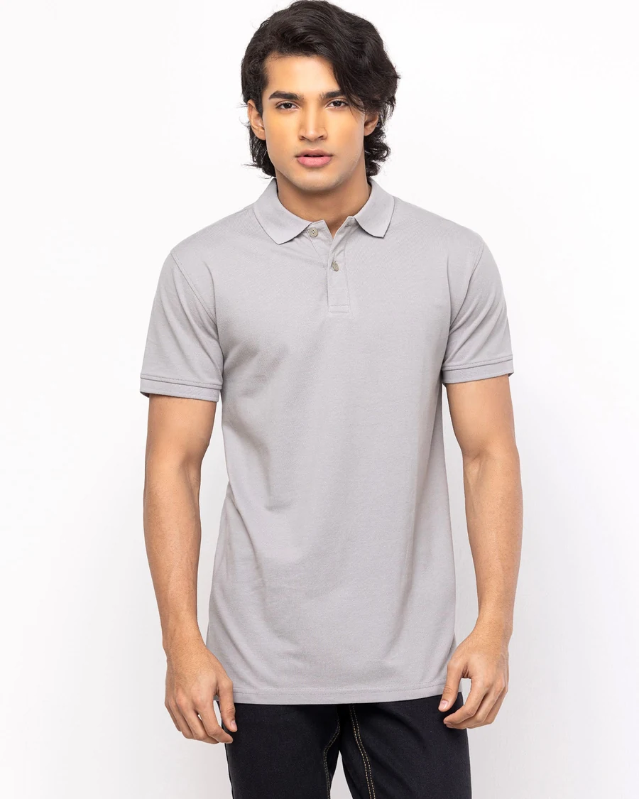 Classic Solid Polo Shirt