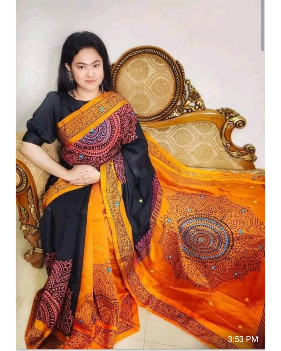 Katan Silk Saree - Royal Red