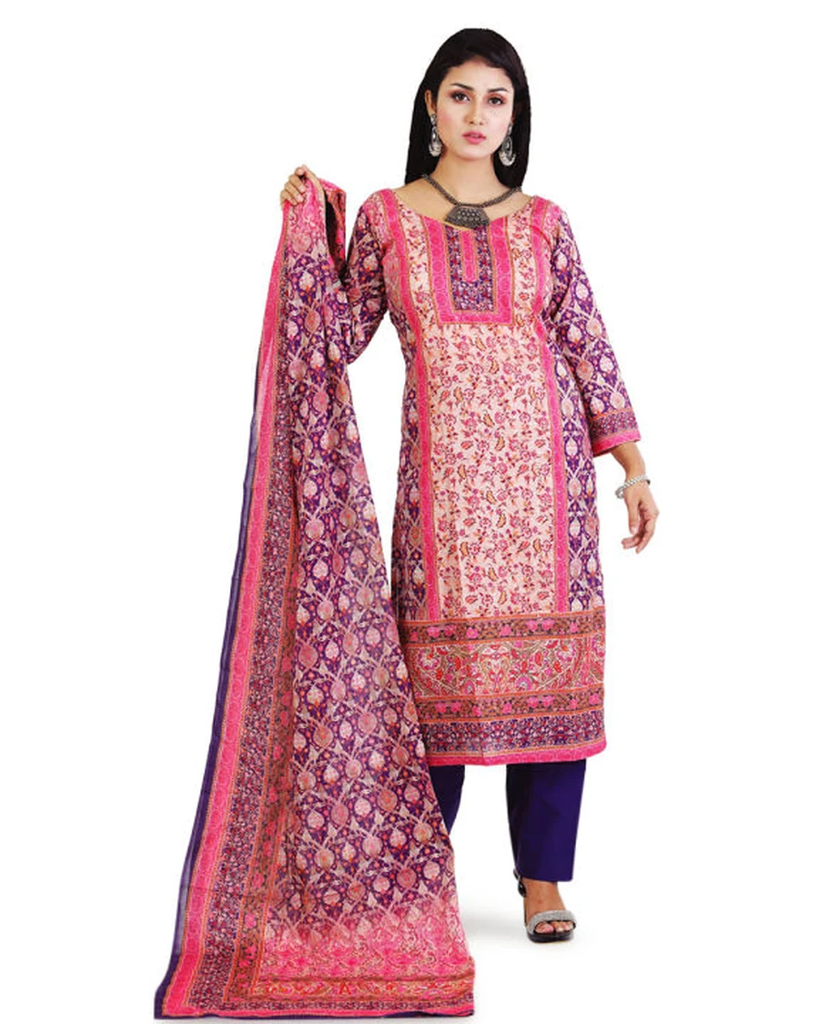 Jamdani Style Cotton Saree