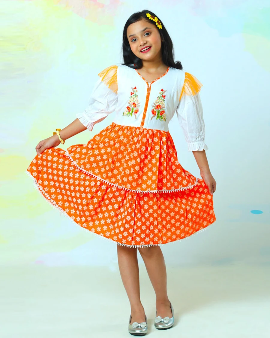 Kids Printed Summer Dress